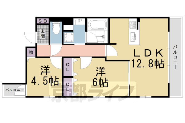 ロマンシャンブルの間取り