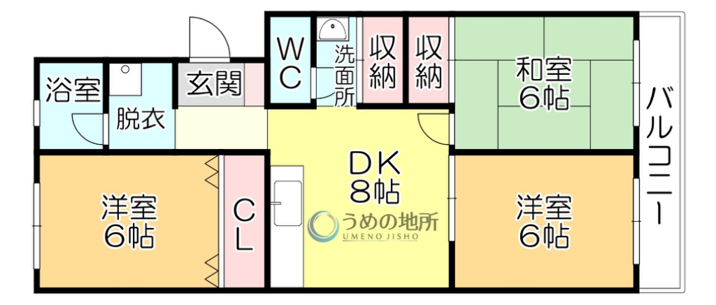 メゾンファミール本町の間取り