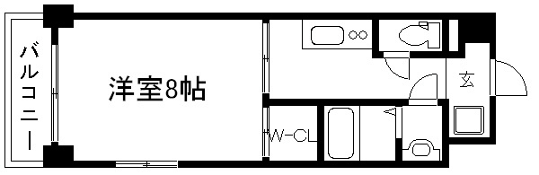 京都市上京区寺今町のマンションの間取り