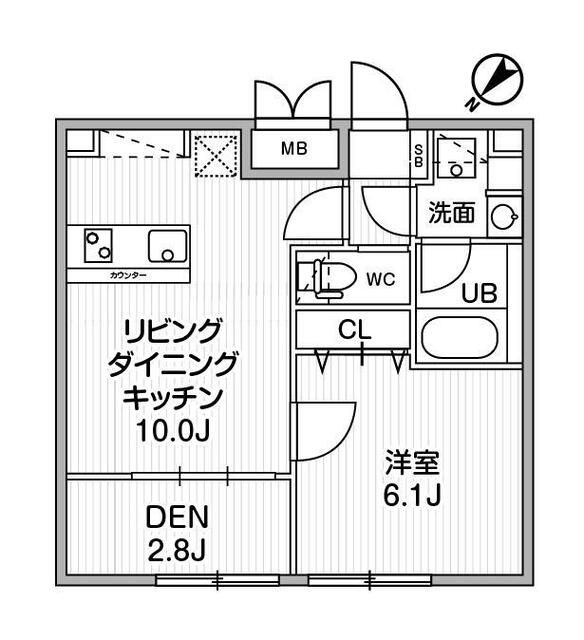 ウェルスクエアイズム下北沢ＥＡＳＴの間取り