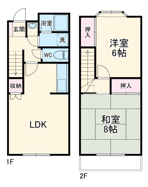 【スカイロジェIIの間取り】