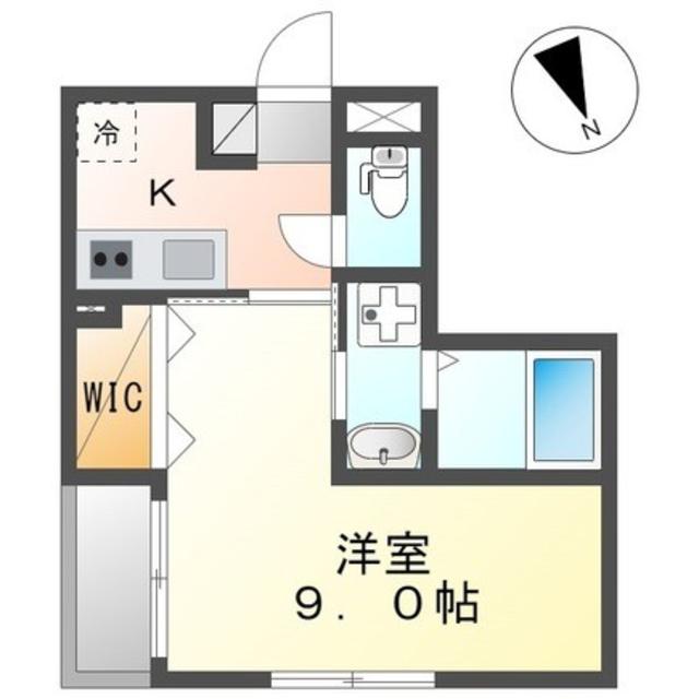 メルヴェール４９６朝倉街道の間取り