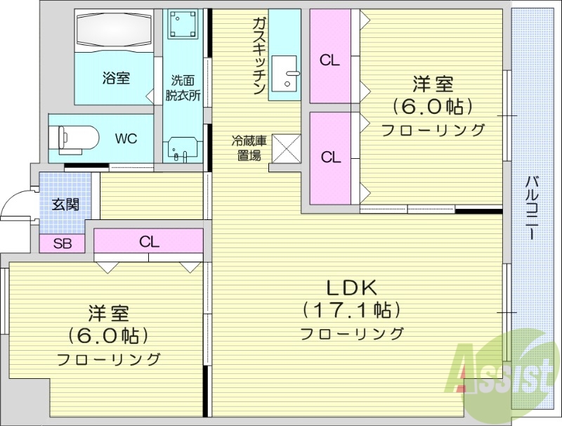 【patioS7の間取り】