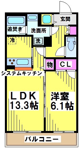 エクセルコート調布の間取り