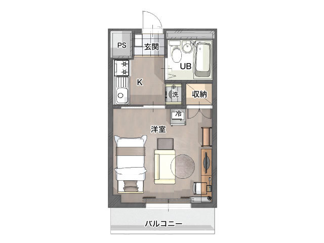 第2ハイツコトブキの間取り