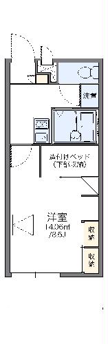 レオパレス内丸の間取り