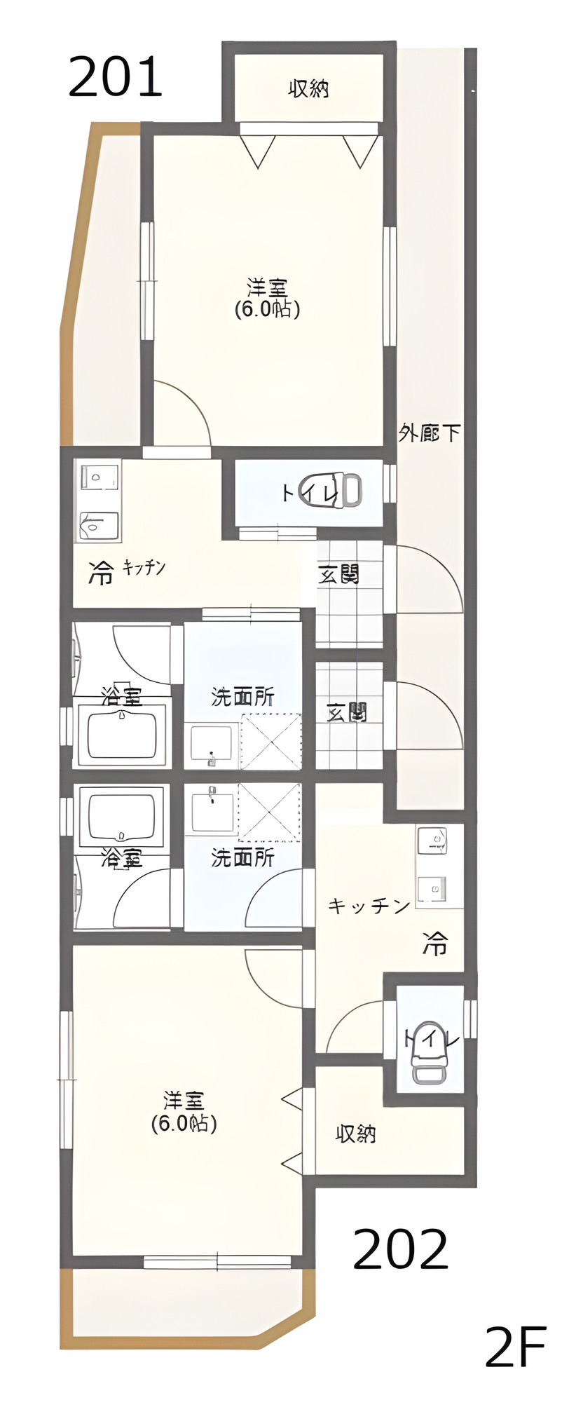 パルクフェルメ杉田の間取り