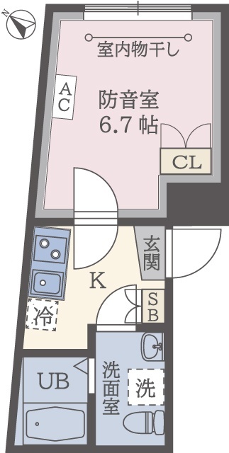 コンポジット荻窪ラシクラスの間取り