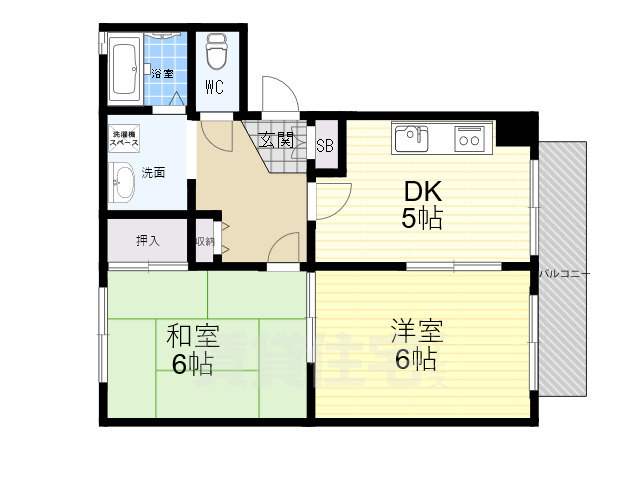 ワイズ上之町の間取り