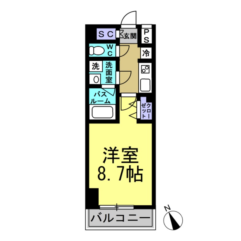 コントレイルりんくう常滑の間取り