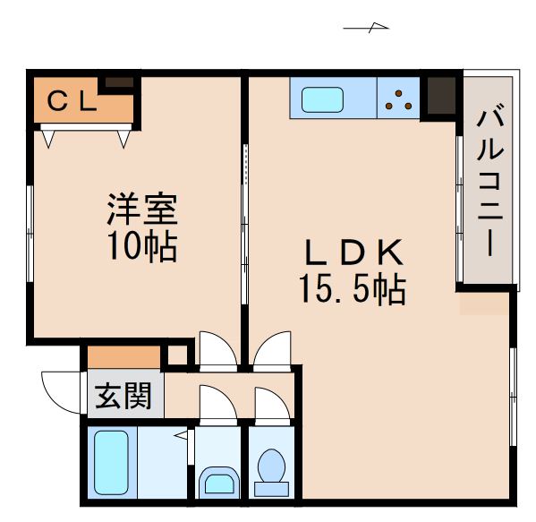 第２宮田マンションの間取り