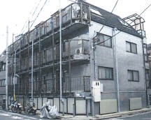 大田区大森北のマンションの建物外観