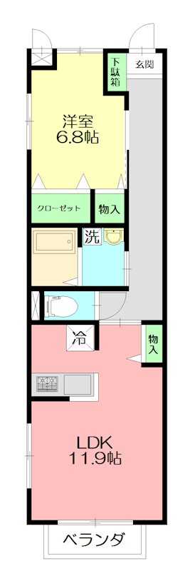 カーササンライズの間取り