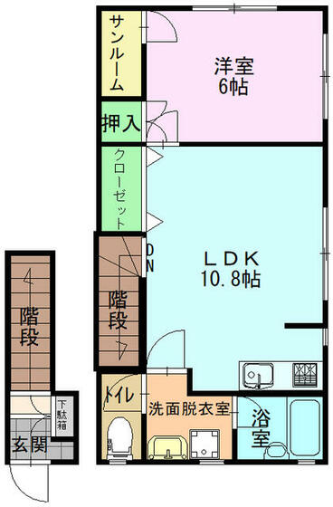 アルヴェールIIの間取り