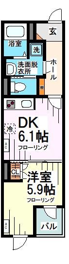 世田谷区成城のマンションの間取り