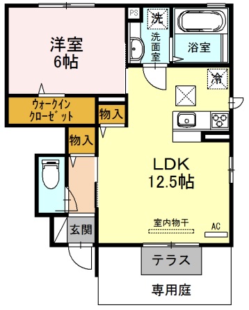 サンセール加佐の間取り