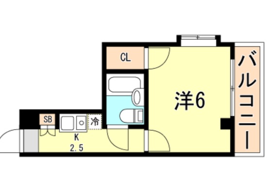 ドミトリー月見山の間取り