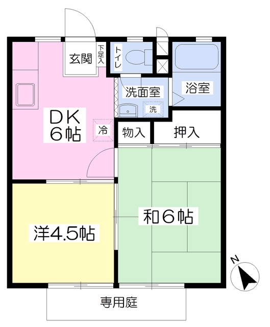 サンライズパナシティＡ棟の間取り