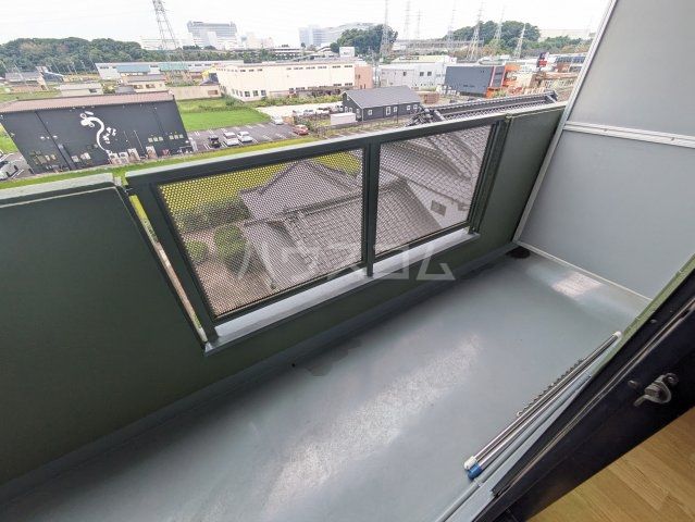 【豊田市前田町のマンションのバルコニー】