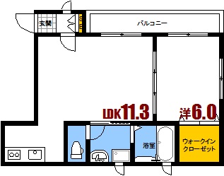 アビタシオン桃山の間取り