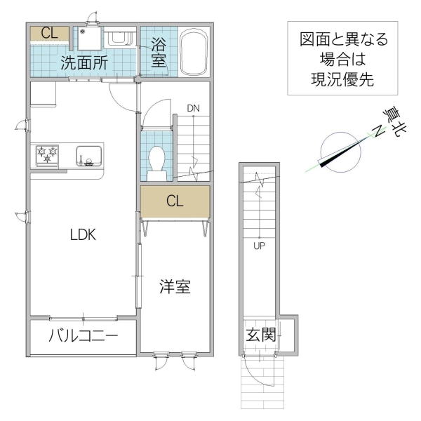 レーガベーネ小松 B棟の間取り