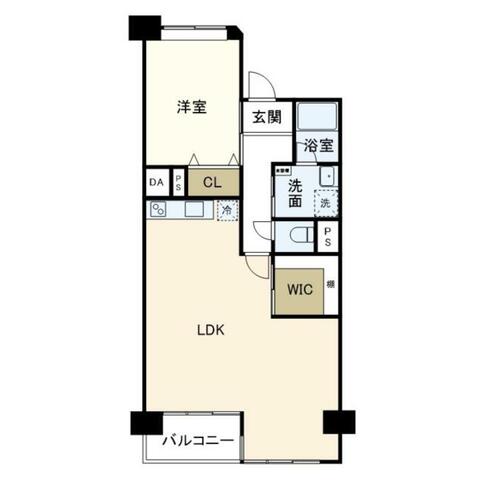 天王町スカイハイツ6号棟の間取り