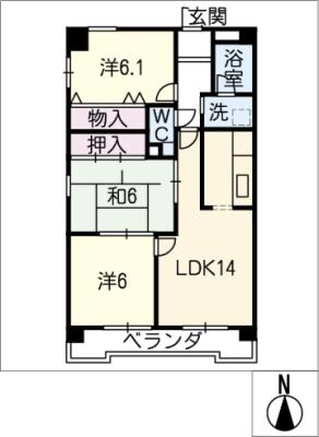 グリーンオークの間取り