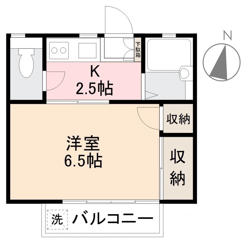 コーポテンリバーの間取り