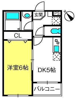 クレイブ三橋の間取り