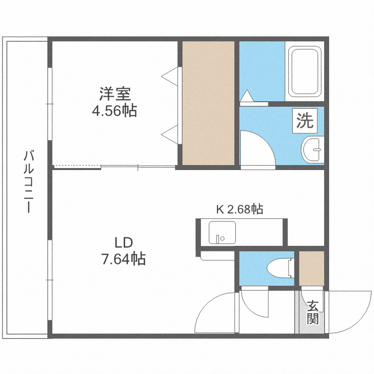 somnium宮の沢(ソミューム)の間取り