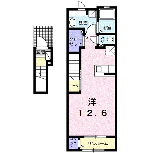 【ベルカーサの間取り】