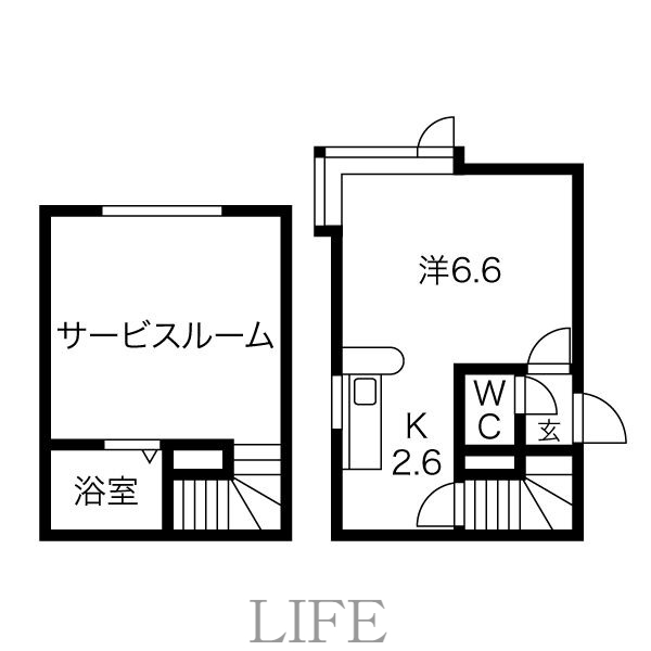 エスコート美園中央の間取り