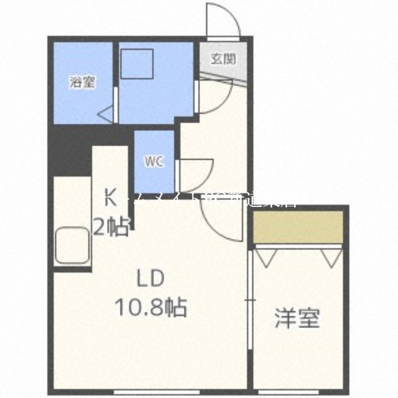 イーストポルトＮ14の間取り