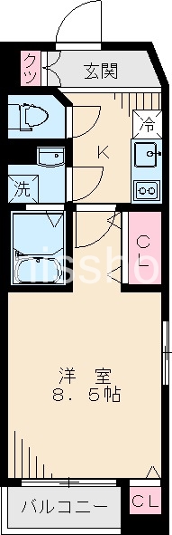 ミラコスタ高円寺の間取り