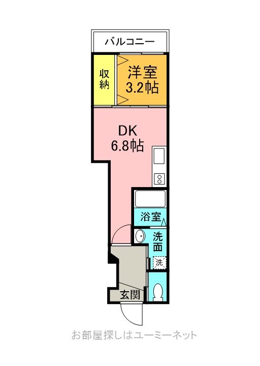 Ｚｅｒｏ上之園の間取り