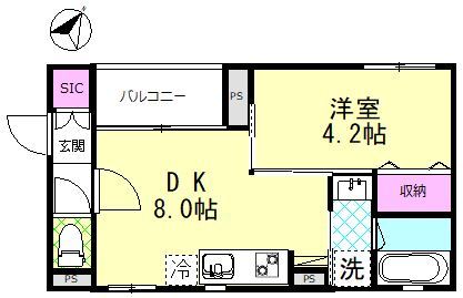 メリーハイツの間取り