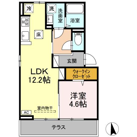 【D-ROOM富士見1丁目PJIIのキッチン】