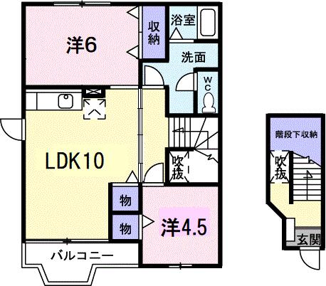 クレストール吹上IIの間取り