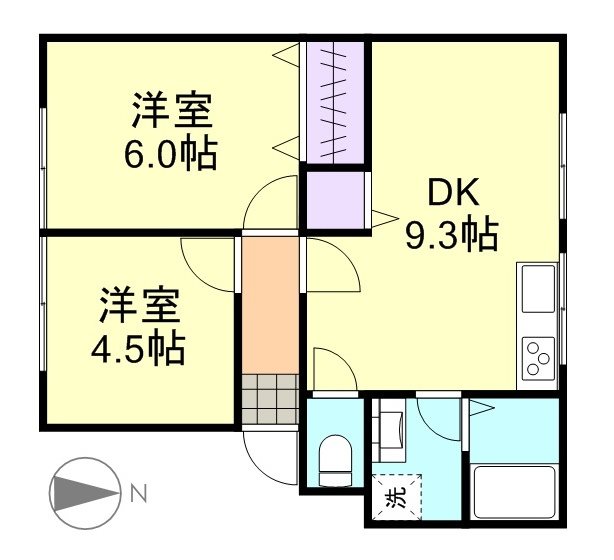 メゾンあすかの間取り