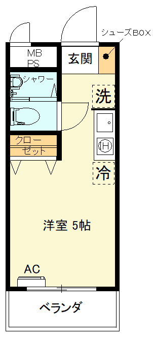 シュウメゾン高島台の間取り