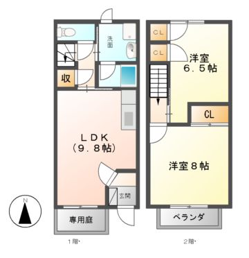 イーグルビレッジ　Ｃ棟　・Ｄ棟の間取り