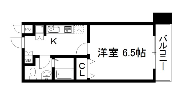 レジュールアッシュ清水の間取り