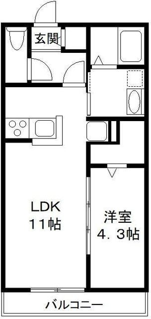 サンフローラ・エフの間取り