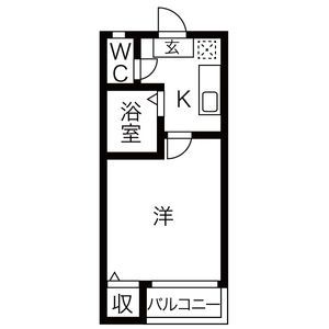 ロフト志賀本通の間取り