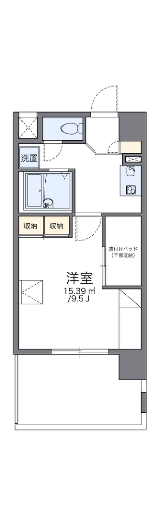 レオパレスＲＥＺＯＮ中百舌鳥の間取り