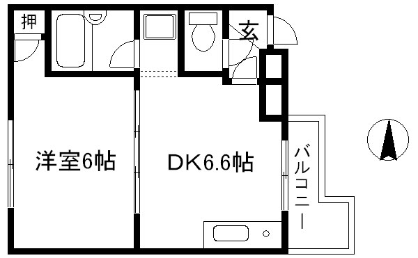 ファーストユースハイツの間取り