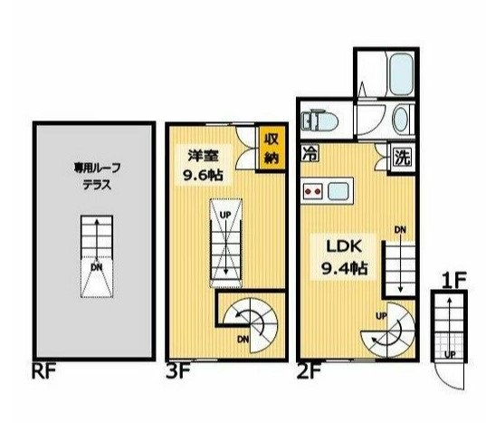 江戸川区東小岩のマンションの間取り