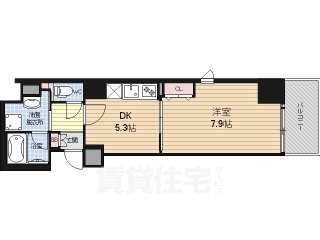 【アスヴェル京都西七条の間取り】