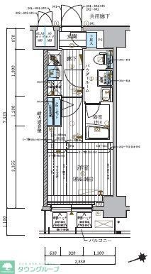 メインステージ北千住IVの間取り