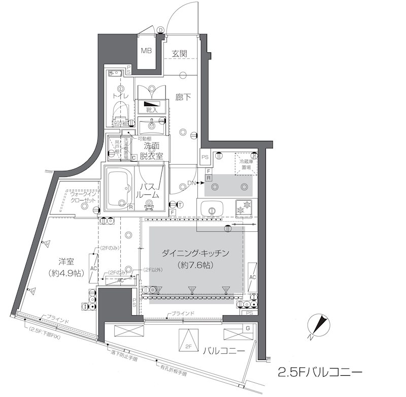 ZOOM渋谷神山町の間取り